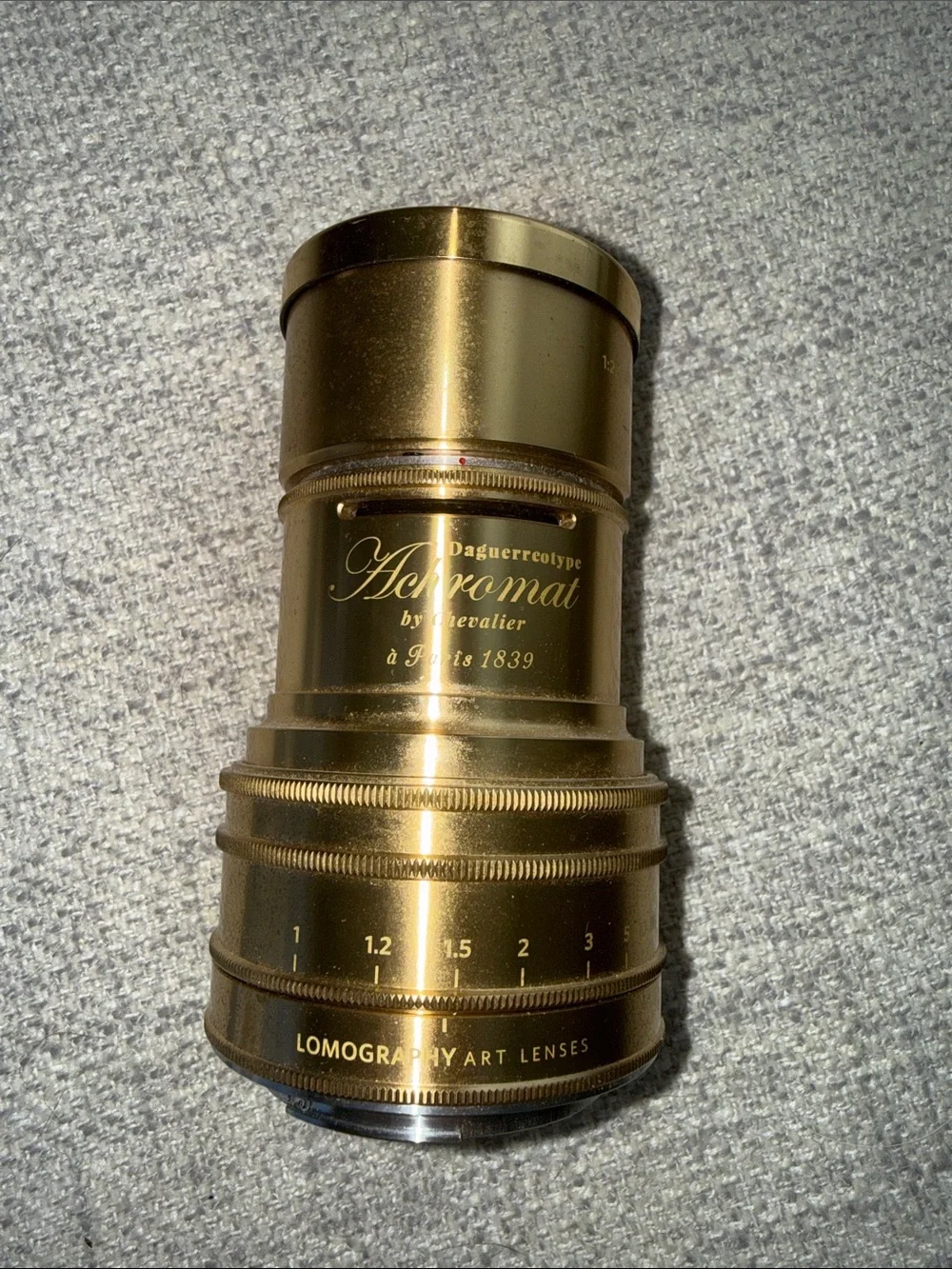 Lomography Art Lense Achromat Daguerreotype Art Lens for Canon EF Mount / Brass